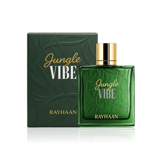 Rayhaan Jungle Vibe · Unisex 100 ml · Verde cítrico · Pack de 24 piezas