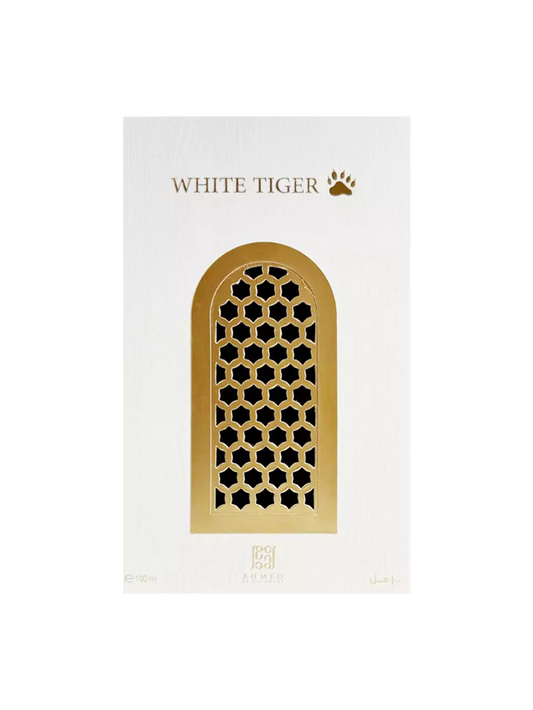 Ahmed Al Maghribi White Tiger · Unisex 100 ml · Cítrico especiado · Pack de 24 piezas