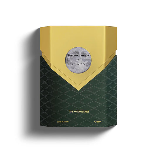 Ahmed Al Maghribi Prometheus · Unisex 100 ml · Fresco amaderado · Pack de 24 piezas