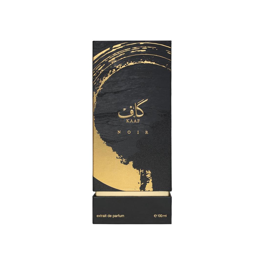 Ahmed Al Maghribi Kaaf Noir · Unisex 100 ml · Cítrico amaderado · Pack de 24 piezas