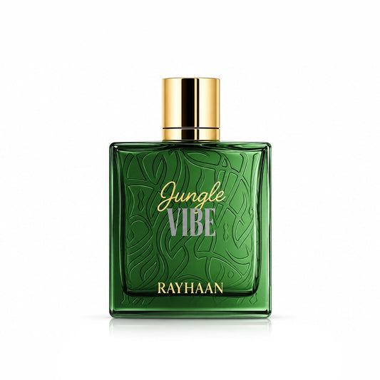 Rayhaan Jungle Vibe · Unisex 100 ml · Verde cítrico · Pack de 24 piezas
