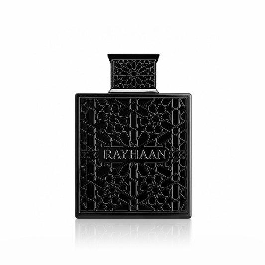 Rayhaan Obsidian · Hombre 100 ml · Cuero empolvado · Pack de 24 piezas