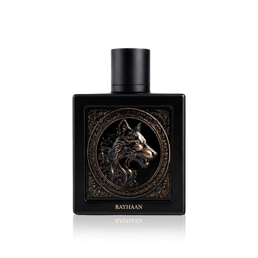 Rayhaan Wolf · Hombre 100 ml · Ámbar dulce · Pack de 24 piezas