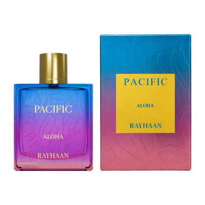 Rayhaan Pacific Aloha · Unisex 100 ml · Tropical · Pack de 24 piezas