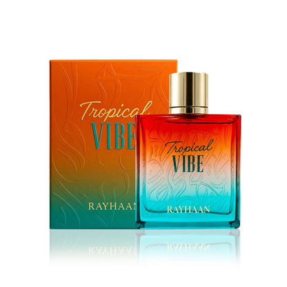 Rayhaan Tropical Vibe · Unisex 100 ml · Frutal tropical · Pack de 24 piezas
