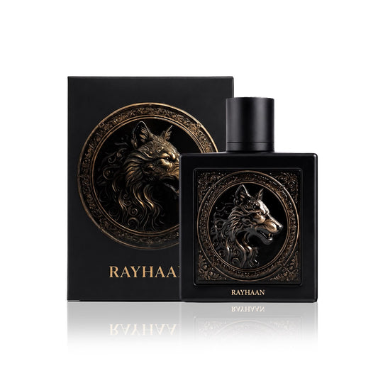 Rayhaan Wolf · Hombre 100 ml · Ámbar dulce · Pack de 24 piezas