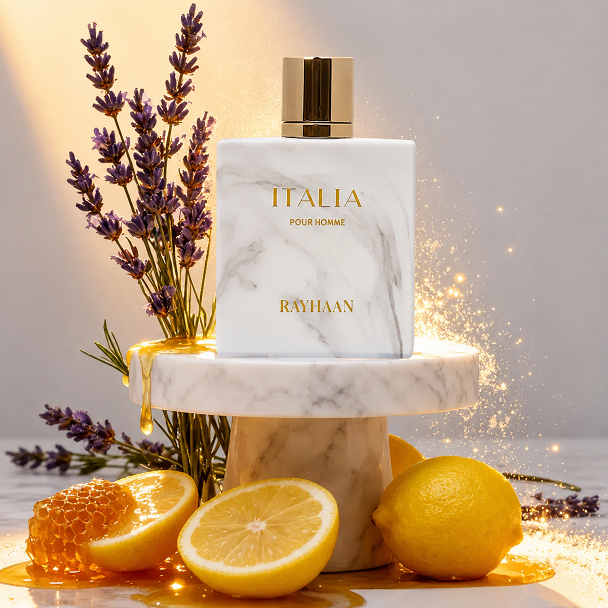 Rayhaan Italia · Hombre 100 ml · Tabaco vainilla · Pack de 24 piezas
