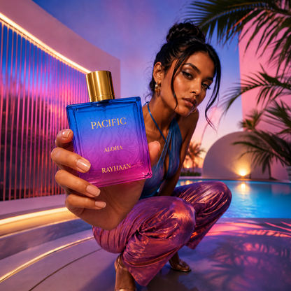 Rayhaan Pacific Aloha · Unisex 100 ml · Tropical · Pack de 24 piezas
