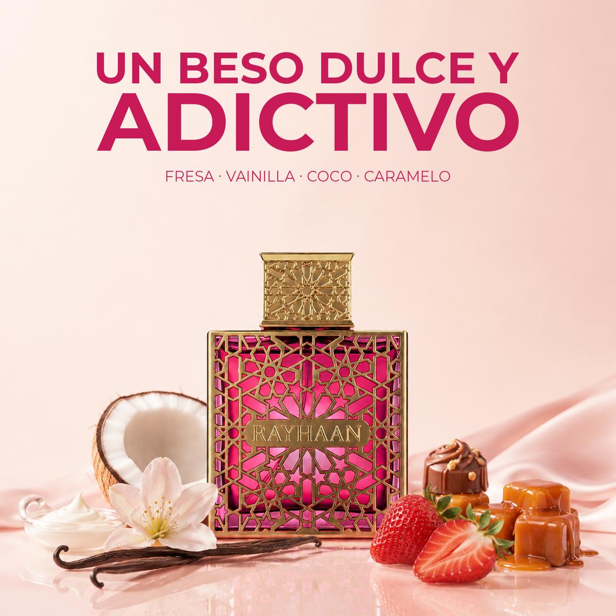 Rayhaan Kiss · Mujer 100 ml · Dulce · Pack de 24 piezas