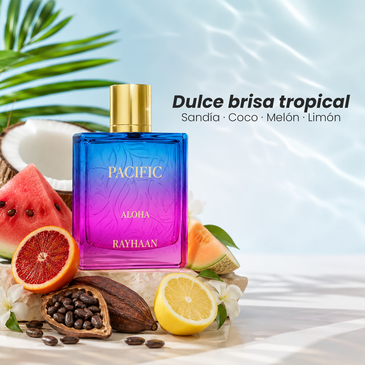 Rayhaan Pacific Aloha · Unisex 100 ml · Tropical · Pack de 24 piezas