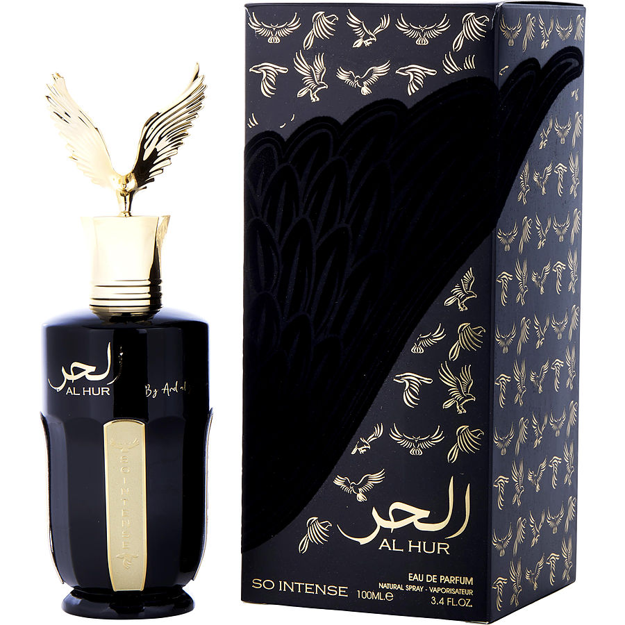Ard Al Zaafaran Al Hur So Intense · Hombre 100 ml · Ambarado de tabaco y café · Pack de 24 piezas