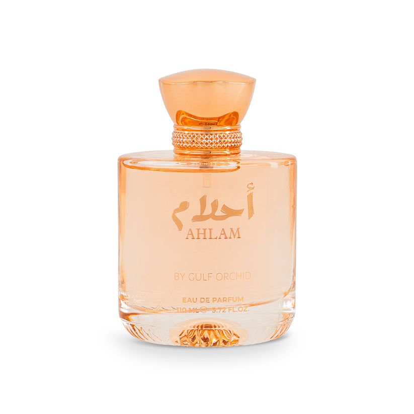 Gulf Orchid Ahlam · Unisex 100 ml · Floral frutal cálido · Pack de 24 piezas