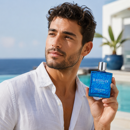 Rayhaan Fresh Wave · Hombre 100 ml · Aromático · Pack de 24 piezas