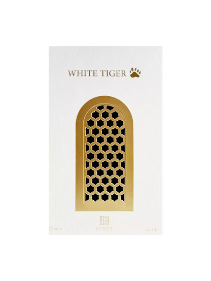 Ahmed Al Maghribi White Tiger · Unisex 100 ml · Cítrico especiado · Pack de 24 piezas