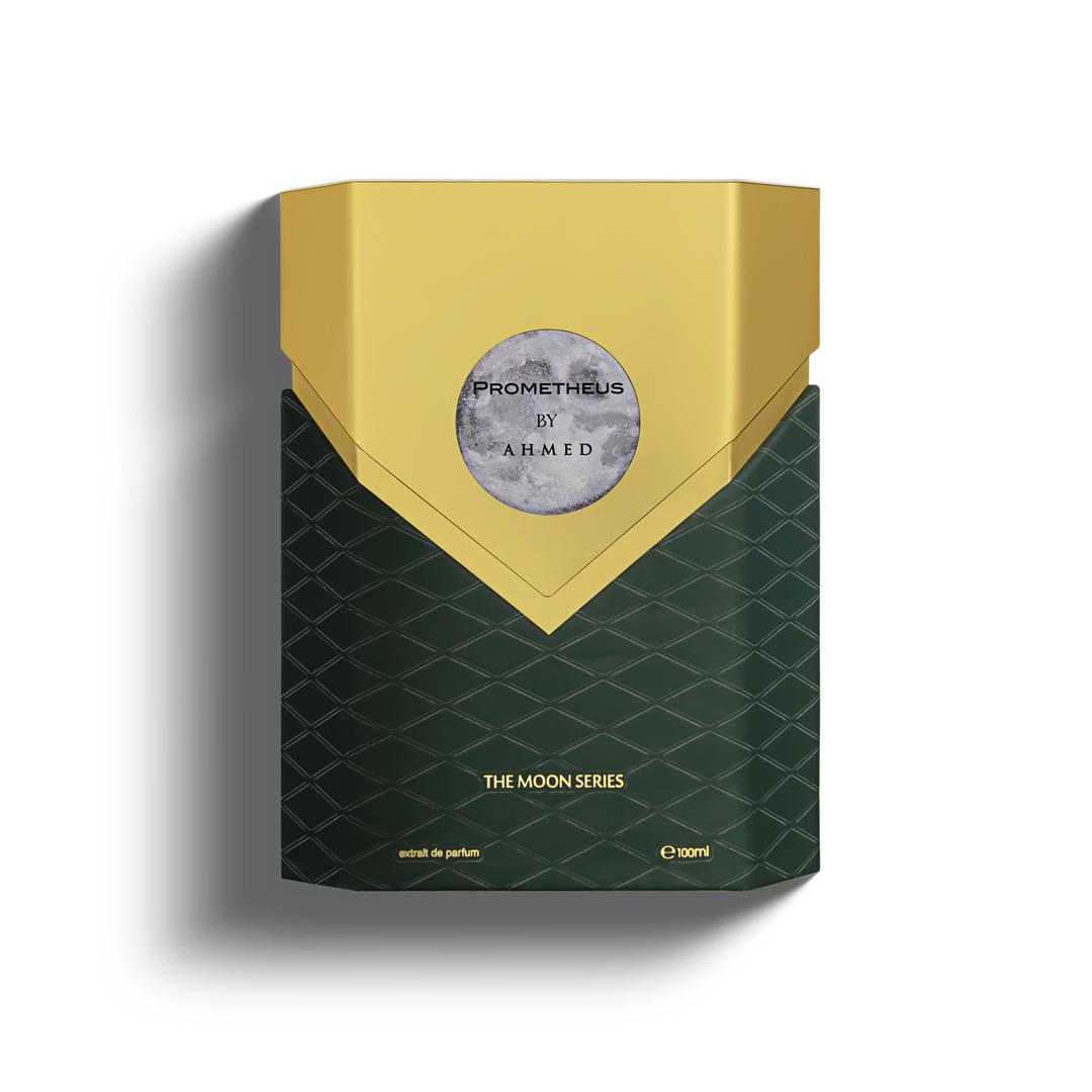 Ahmed Al Maghribi Prometheus · Unisex 100 ml · Fresco amaderado · Pack de 24 piezas