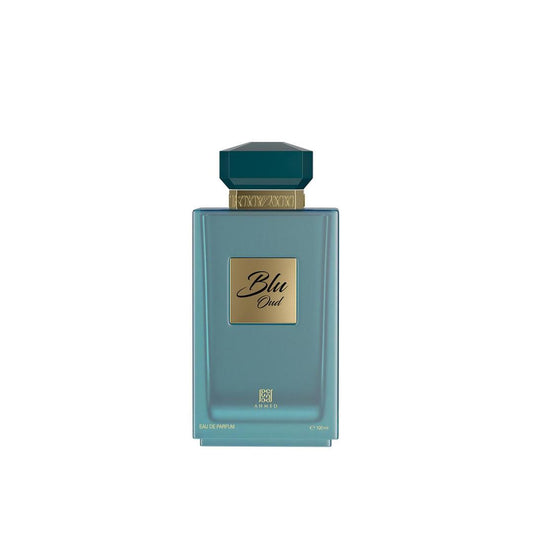 Ahmed Al Maghribi Blu Oud · Unisex 100 ml · Cuero amaderado · Pack de 24 piezas