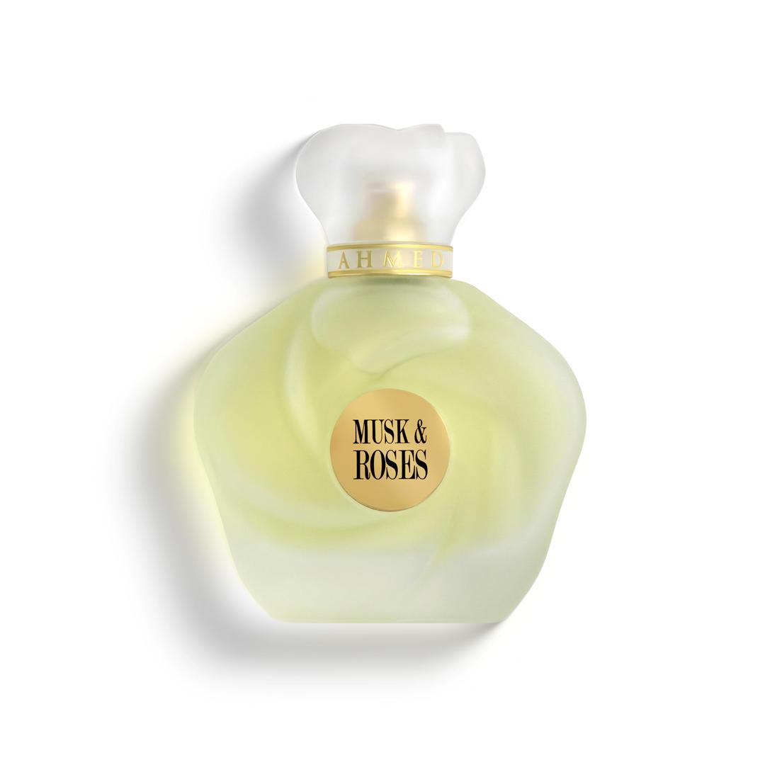 Ahmed Al Maghribi Musk & Roses · Mujer 100 ml · Rosa almizclada · Pack de 24 piezas