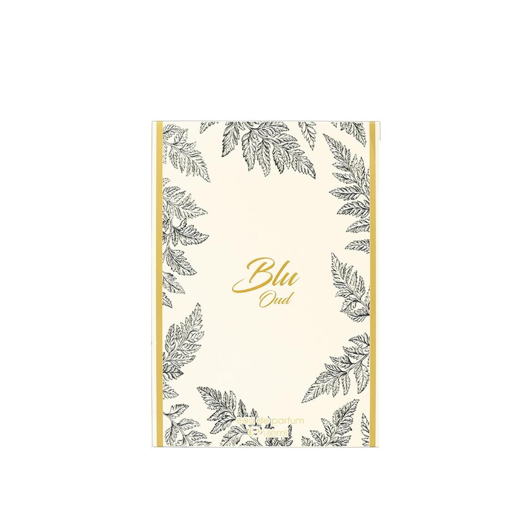 Ahmed Al Maghribi Blu Oud · Unisex 100 ml · Cuero amaderado · Pack de 24 piezas