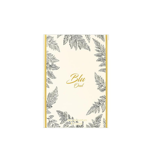 Ahmed Al Maghribi Blu Oud · Unisex 100 ml · Cuero amaderado · Pack de 24 piezas