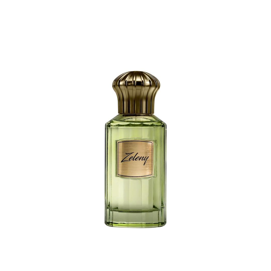 Ahmed Al Maghribi Zeleny · Unisex 100 ml · Frutal tropical · Pack de 24 piezas