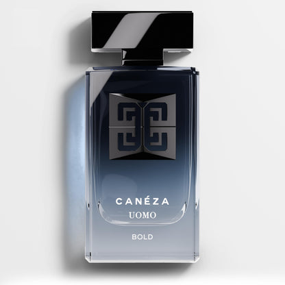 Canéza Uomo Bold · Hombre 100 ml · Amaderado especiado · Pack de 24 piezas